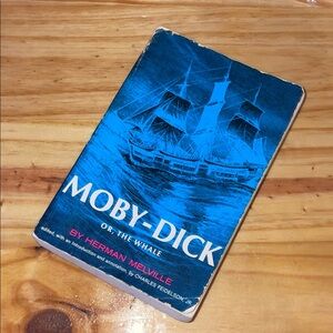 Moby-Dick Book with Blue Cover